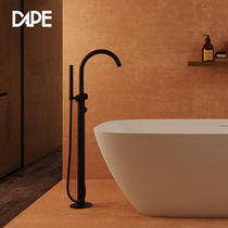 Dape large spectrum free-standing bathtub inlet faucet rotatable sitting floor shower shower shower head 18E026A