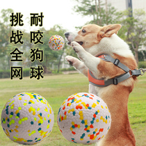 Dog toy molars bite-resistant ball elastic interactive boring artifact puppy Teddy Corky Gold Mao Teddy dog supplies