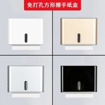 Hotel bathroom wall-mounted plastic toilet paper box tissue box box hanging toilet paper towel rack paper rack