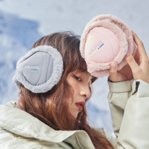 Earmuffs women winter 2021 new warm down cotton plus velvet thickened ear bag ear cover ear cover tide Cycling cycling