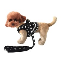 Manufacturer straight for small dog wave point vest type traction with pet traction rope Puppy Chest Harness Dog Traction Rope