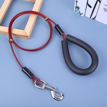 Walking dog traction rope 20202022 Anti-bite not afraid to bite oversized medium-sized dog Samoye Pets steel wire traction rope