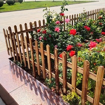 Outdoor garden decoration anti-corrosion fence fence mesh flower frame telescopic wooden fence Indoor and outdoor partition small fence