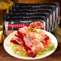 Smith American original cut bacon 240g breakfast home thick cut meat slices ketogenic Smith starch-free bacon meat