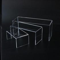 Acrylic jewelry display stand U-shaped shelf shoe rack hand doll wallet bracelet display props small table rack