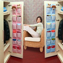 Wall hanging door rear storage bag dormitory hanging bag Oxford cloth storage bag wardrobe storage artifact cloth bag shoe hanging bag