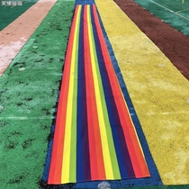 Childrens Sunshine Rainbow crawling tunnel kindergarten drill hole toy tent baby sensory training equipment tunnel tube