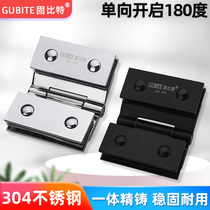 180 degree glass door hinge bathroom shower room glass clip hinge one-way opening folding page 304 stainless steel bathroom clip