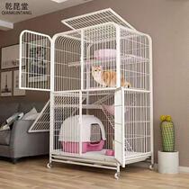 Cat cage cat villa home second and third floor cat litter large cat house with toilet cat pet large free space