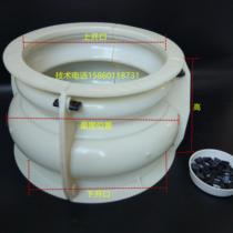 Roman column mold column foot mold base mold round column foot plate cement with flower decoration