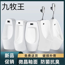 Household wall-mounted floor-to-ceiling induction urinal Ceramic urinal Male adult vertical urinal Childrens urinal bucket
