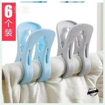 Ten bed embroidered large clip embroidery fixed drying quilt cover Hanger wind hanging number thick single home anti plastic clip