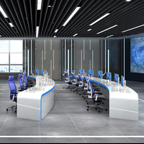 Curved conference table simple modern paint custom creative conference room negotiation table console office desk and chair combination