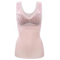 Large code free of wearing steel ring without steel ring bra with bra vest one-piece lingerie woman slim fit the bottom beautiful body blouse