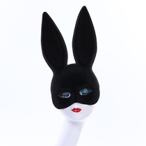 Cross-border Halloween Easter Nightclub Bar Rabbit mask Dance performance Half-face Bunny mask