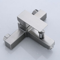 Stainless steel shower hot and cold faucet bathroom triple shower bath mixing valve shower switch manufacturers