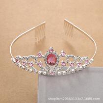 Princess Sosufia Crown Aisha Frozen Headband Crown Childrens Performance Hair Hoop Headwear Women Wholesale