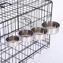 Stainless steel pet food utensils pet supplies household pet bowls dog bowls kittens round water basin food troughs