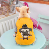 Autumn and winter new bulldog pet clothes 2020 small dog dog fleece sweater warm clothing hair