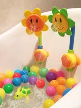 Douyin baby bath toy set Electric water spray children bathing water toy boy girl baby shower