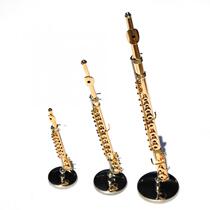 Mini flute model ornaments open flute model closed-hole flute decorations midrange flute bass flute