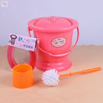 Adult spittoon bucket with lid Urine bucket thickened pregnant woman urinal potty Plastic toilet Child urination pain Elderly toilet