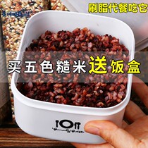 Five-coloured rough rice with low sugar and low fat evening Diet Coarse Cereals Slimming food Diet Foods Minus Fat Meal Regular Meals Breakfast pregnant women