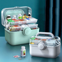 Medicine box Family pack Household medicine box Medicine storage box Medical box Multi-functional medical box Large capacity