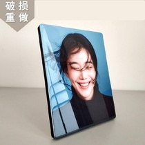 Porcelain crystal table wash photos to make photo frames Customized ornaments wedding photos make photos enlarged hanging wall