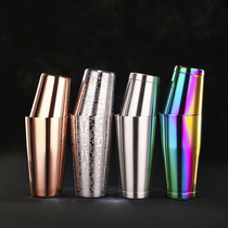 Bar Legends American Boston Bars Gilded Rose Gold Bartender Bartshaker Snow Pot Set