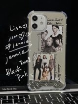 GUAGUA) BlackPink Phone Case ins Wind Drop phone Case