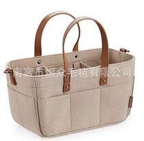 Cross-border Amazon popular felt diaper bag storage bag creative travel folding portable mommy bag custom logo