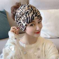 Forehead head turban postpartum month hair with windproof hat discharge hat maternal summer female summer thin July