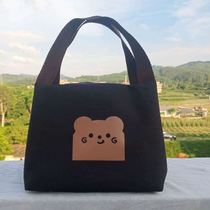 Lunch bag cute handcuff for packing summer female insulation aluminum foil for the work family packing bag for students lunch pocket