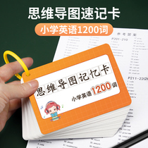 Primary school English vocabulary quick memory mind map word card memorization artifact childrens English point reading pen