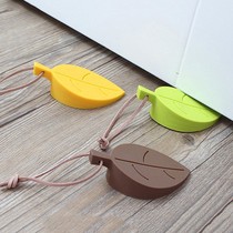 Silicone leaf door stop door plug door door top door touch door stopper cute windproof door block door plug pad door plug pad
