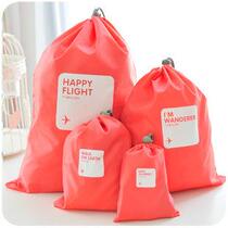 Manufacturer Wholesale Business Trip Collection Bag Four Pieces Travel Waterproof Bunch Pocket Lucky Bag Inner Clothing Finishing Bag Classification
