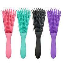 Eight-claw comb hairdressing multifunctional styling Shun hair massage comb Anti-static eight-claw fish comb manufacturer Amazon exploits