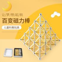 2022 new gold 100 changing magnetic force baseball magnetic ball childrens teaching toy magnetic force stick combined suit wholesale