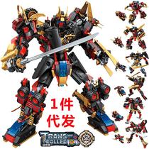 Enlightenment Building Blocks Star Meteor 3105 Assembled Toy Combined Deformation Robot DIAMOND Puzzle Force Children