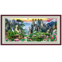 Hall decoration landscape painting landscape painting rich resources self-adhesive guest painting sofa hanging painting office CGV wall