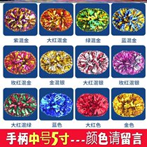 Kindergarten dance Childrens dance props Hand flowers June 1 Childrens Day performance props Hand props Wrist flowers bright