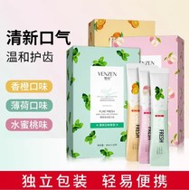 Sanskrit mint cool mouthwash Orange clean up Sweet Peach Qin Shuang clean up oral fluid protect teeth remove bad breath