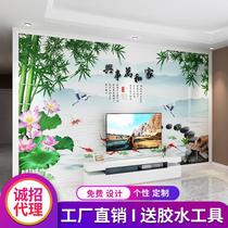 Minima Living Room TV Background Wall Mural Nordic Elk Deer Film & Film Wall Cloth Non-woven Wall Paper Wallpaper Wallpaper Wall