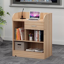 Multi-layer board podium Teacher podium Solid wood multimedia podium Welcome desk School classroom Teacher podium table
