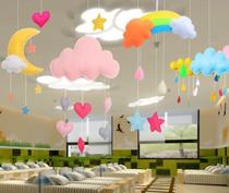 Hanging pendant decoration Pendant pendant Pendant Clouds White cloud wall Milk tea shop Kindergarten hall White cloud Household clouds