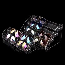 Removable multi-tiered display sun glasses display rack sunglasses glasses pylon of a transparent acrylic glasses display box