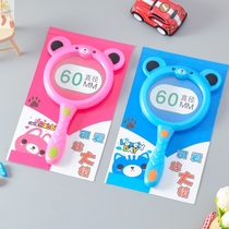 Kindergarten Science Area activity materials color handheld magnifying glass Children Outdoor Exploration Natural science toys