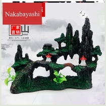 Rockery landscape aquarium rockery landscaping 60cm fish tank with landscape rockery resin crafts imitation stone accessories