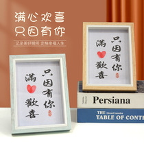 Just because there are you full of happy couple handprints Diy photo frames to send boys and girls 520 Valentines Day gifts